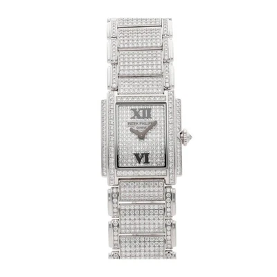 Patek Philippe Twenty~4 White Gold Diamonds Ladies 22mm Watch 4909/50G-001 - Image 1 of 4