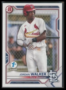 Bowman 2021 primera edición #BFE-146 146 Jordan Walker Prospects - Imagen 1 de 1