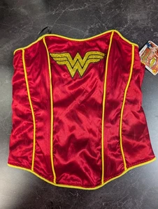 Sexy Wonder Woman Corset Bustier  Medium Large  6-14 Cosplay  No String - Picture 1 of 2