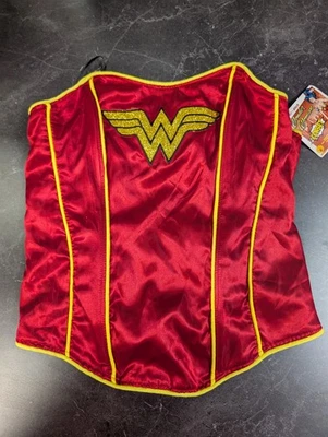 Sexy Wonder Woman Corset Bustier  Medium Large  6-14 Cosplay  No String - Image 1 of 2