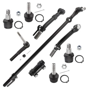 BOXI (Set of 9) Front Suspension Ball Joints Tie Rod Kit Fit for Ford F-250 F... - Picture 1 of 7