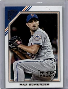 2022 Topps Gallery - Max Scherzer #127 Printer Proof New York Mets - Bild 1 von 2