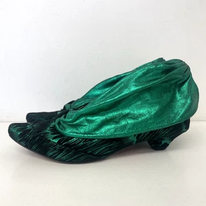 Irregular Choice The Princess Lost Her Shoe Black Green Metallic Heels UK 5 - Picture 1 of 9