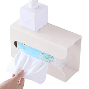 Tissue Box Abdeckung selbstklebend Tissue Box Halter Küche Wandhalterung Küche - Bild 1 von 16