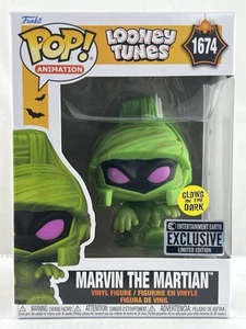 Funko Pop!  Looney Tunes - Marvin el marciano como momia #1674 BRILLA - (VER FOTOS) - Imagen 1 de 7
