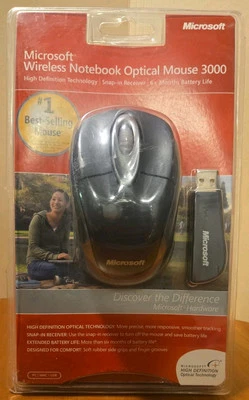 Microsoft Wireless Notebook Optical Mouse 3000 - NEW old stock. - Image 1 of 2