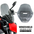 Windscreen Windshield Touring Smoked Wind Deflectors For Ducati Diavel V4 2023-