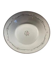 Signature Collection 9" Round Vegetable Bowl Petite Bouquet Fine China - Picture 1 of 5