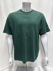 Bershka Oversized Tonal Print Green T-shirt Size Medium - Picture 1 of 3