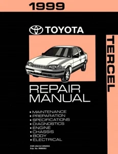1999 Toyota Tercel Shop Service Repair Manual - Picture 1 of 1