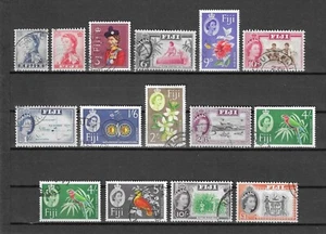 Fidschi 1962/67 SG 311/325 GEBRAUCHT - Bild 1 von 1