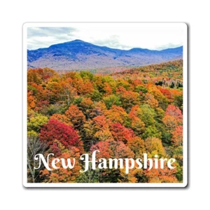 New Hampshire Fridge Magnet. White Mountains Travel Gift. - Picture 1 of 5