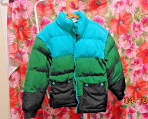 Lego X Target Puffer Vest/Jacket Blue Green Black Color Block Youth Size M - Picture 1 of 7