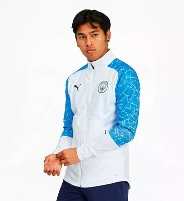 Chaqueta de fútbol Puma Manchester City Stadium para hombre tallas L, XL y XXL NUEVA Foto 1 de 4