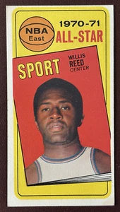 1970-71 Topps Basketball # 110 Willis Reed "Hall of Famer" (Knicks) "All-Star" - Picture 1 of 2