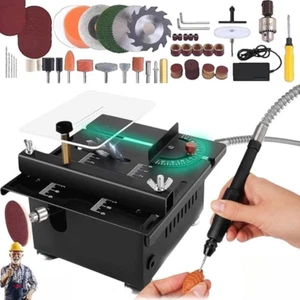 Mini Multi-Functional Table Saw, Mini Table Saws for Crafts, Multi-Functional Mi - Picture 1 of 9