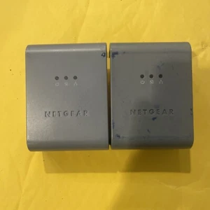 2 x Adaptador Ethernet AV Powerline NETGEAR XAV101 Funciona M1 - Imagen 1 de 1