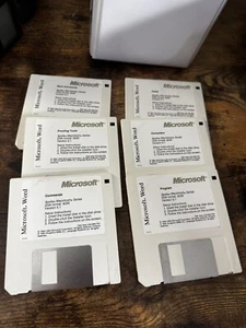 Microsoft Word 5.1 for System 6 – Complete 6-Disc Set (3.5” Floppy) - Picture 1 of 1