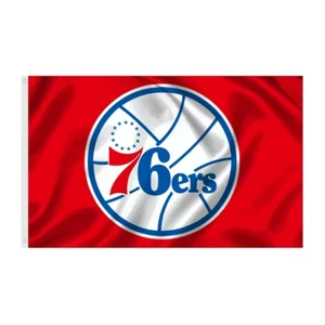 National Basketball Association (NBA) Philadelphia 76ers 3x5 Team Logo Flag - Picture 1 of 1