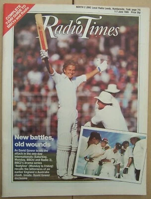 Radio Times/1985/David Gower/Bodyline/David Attenborough/Moira Shearer/Gurkhas/ - Image 1 of 4