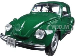 1973 VOLKSWAGEN BEETLE GREEN 1/24 DIECAST MODEL CAR BY MAISTO 31926 - Picture 1 of 6