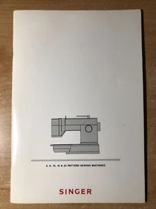Vintage Singer 10 Pattern Sewing Machine Manual Part No. 137595-001 Rare - Picture 1 of 7