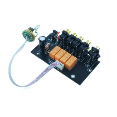 4 IN 1 OUT RCA input Source Selector Signal 4 ways Audio Switcher Rotary switch - Image 1 of 4