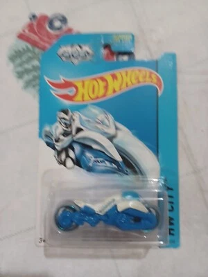 2014  HotWheels  HW City  Max Steel  Motorcycle  #85/250 Mattel  - Image 1 of 4