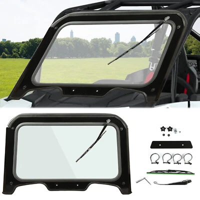 Parabrisas completo delantero de aluminio + vidrio para Polaris RZR XP/XP4 1000 2019-23 Foto 1 de 4