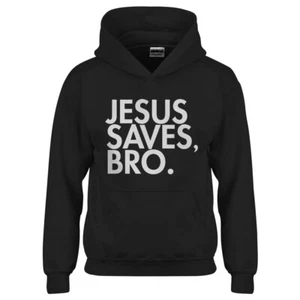 Jesus Saves Bro Youth Hoodie - Picture 1 of 10