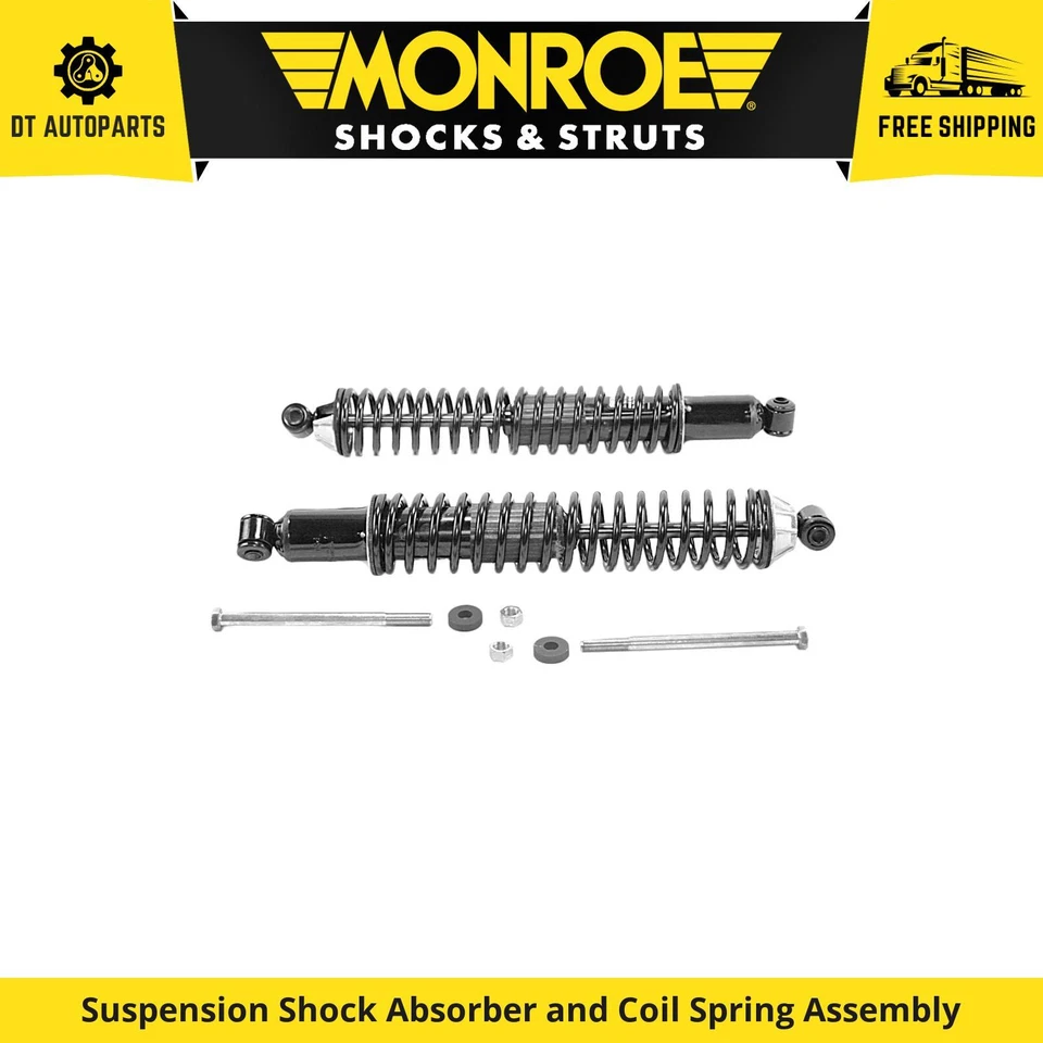 Para Dodge Ram 2500 1996-2003 furgoneta amortiguador y conjunto de resorte helicoidal trasero Monroe Foto 1 de 1