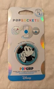 Popsockets DISNEY Mickey Mouse Peace Out Classic Retro Grip Stand Popgrip - Picture 1 of 2