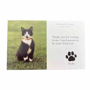 Lote de 100 postales oficiales de Bill Clinton Casa Blanca Calcetines el Gato Distribuidor - Imagen 1 de 5