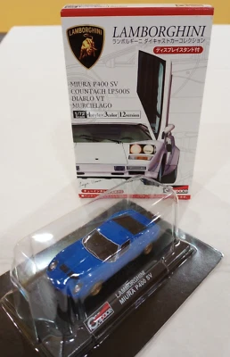 G.Space 1/72 Blue Lamborghini Miura P400 SV Diecast Model Car - Image 1 of 4