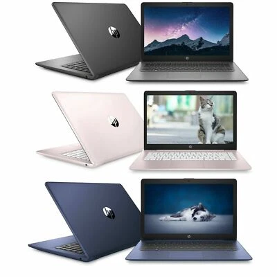 🔥NEW HP 14" Intel N4000 2.6GHz 4GB RAM 64GB SSD 1Y Office 365 Webcam Mic Win10 - Image 1 of 4