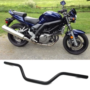 7/8" 22mm Black Handle Bars Motorcycle Handlebar For Suzuki SV650 SV 650 - Picture 1 of 13