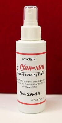 Pfan-Stat Pfanstiehl Record Cleaning Fluid Anti-static LP Vinyl Spray Cleaner • 6.49€