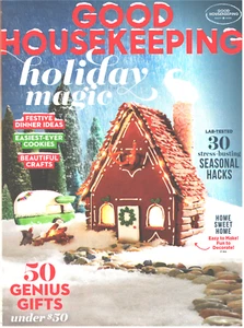 GOOD HOUSEKEEPING Magazine December 2018 Holiday Dinner Cookies Crafts Gifts - Picture 1 of 2