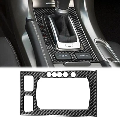 Cubierta de cambio automático interior de fibra de carbono para Acura TL 2009-2014 Foto 1 de 4