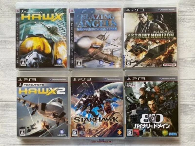 SONY PS3 HAWX 1 2 & Blazing Angels & Starhawk & Assault Horizon & Binary Domain - Image 1 of 4