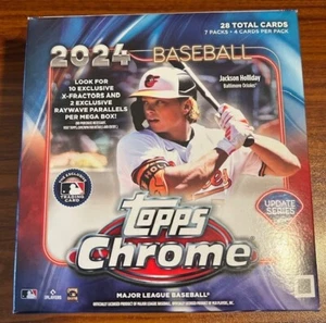 2024 Topps chrome Update Retail Baseball EMPTY Mega Box-No Cards Free Shipping - Picture 1 of 6