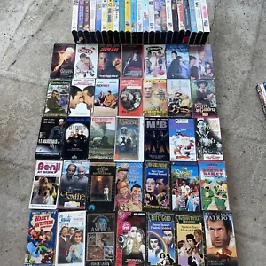 walt disney Paramount Vhs tape lot Of 58 . Family Movies Classic Collection Vtg - Picture 1 of 6