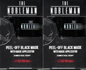 Peel -Off Black Mask with Applicator 30 minute Facial Therapy (Set of 2 Pack) - Picture 1 of 4