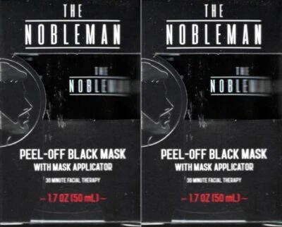 Peel -Off Black Mask with Applicator 30 minute Facial Therapy (Set of 2 Pack) - Image 1 of 4