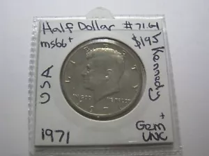 1971 USA Half Dollar GEM UNC Coin Kennedy United States of America #71.G1 - Bild 1 von 8