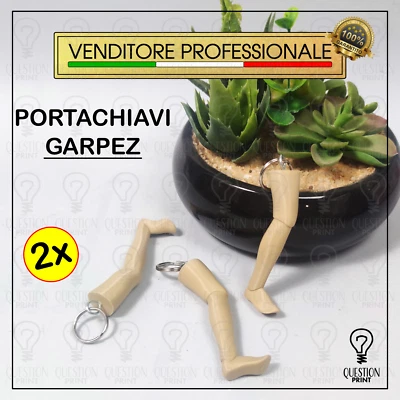 QUESTIONPRINT GARPEZ GAMBA PORTACHIAVI ALDO GIOVANNI E GIACOMO TRE UOMINI E UNA GAMBA PICCOLA