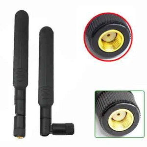Wifi Antenna 8Dbi Omni RP SMA Male 2.4Ghz 5.8Ghz Dual Band Black - Picture 1 of 1