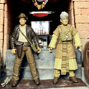 Indiana Jones Raiders Of The Lost Ark Indiana & Rene Belloq 3.75” Figures 2007 - Picture 1 of 16