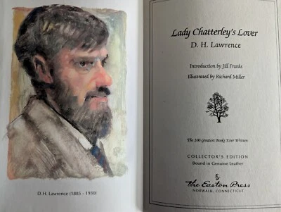 LADY CHATTERLEY'S  LOVER, 100 GREATEST BOOKS EVER WRITTEN COLLECTOR'S, 22kt Gold - Image 1 of 4