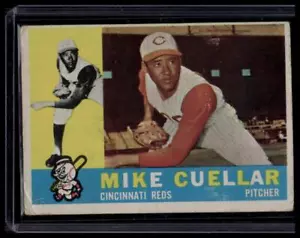 1960 Topps #398a Mike Cuellar White back - Picture 1 of 2